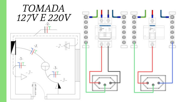 diagrama unifilar de lampadas